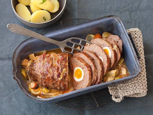 Cobain Buat Nih Meatloaf Jerman : falscher hase