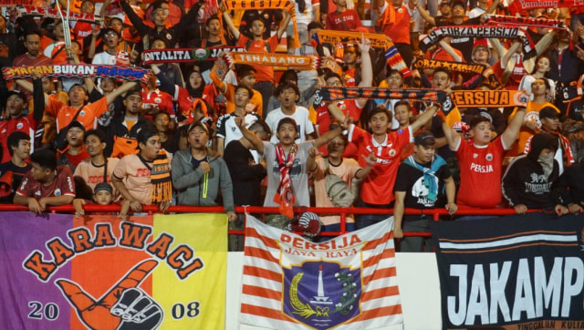 Suporter Persija Jakarta. (Foto: Irfan Adi Saputra/kumparan)