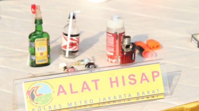 Barang bukti penangkapan Reza Bukan. (Foto: Munady)