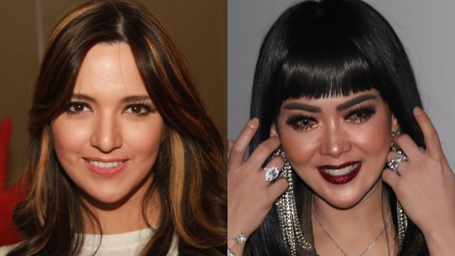 Nia Ramadhani dan Syahrini (Foto: Munady)