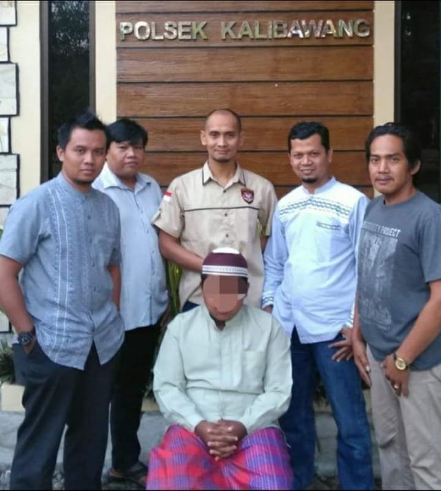 Pencuri motor yang disunat di tahanan.  (Foto: Dok. istimewa)