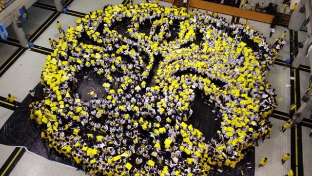 Suasana Ospek UI di Balairung Foto: Istimewa