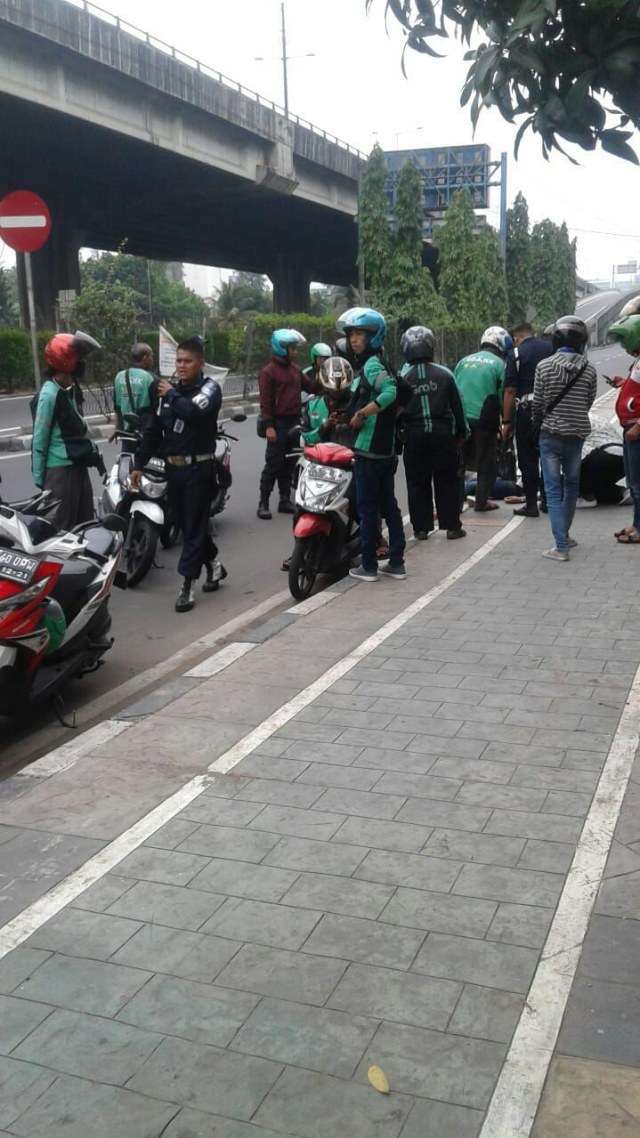 Saksi dari korban begal di Cempaka putih (Foto: Dok. istimewa)