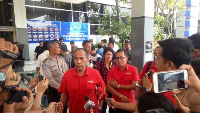 TV One laporkan akun Bola_Gila ke Polda Metro Jaya (Foto: Ainul Qalbi/kumparan)