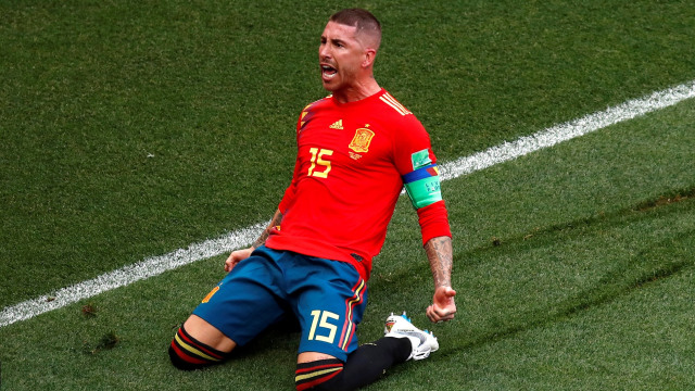Sergio Ramos, kapten Timnas Spanyol. Foto: REUTERS/Maxim Shemetov