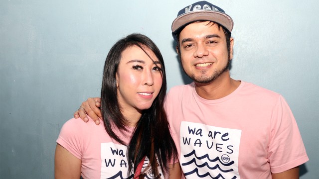 Pasangan selebritis, Rio Reifan dan Heni Monna. (Foto: Munady Widjaja)