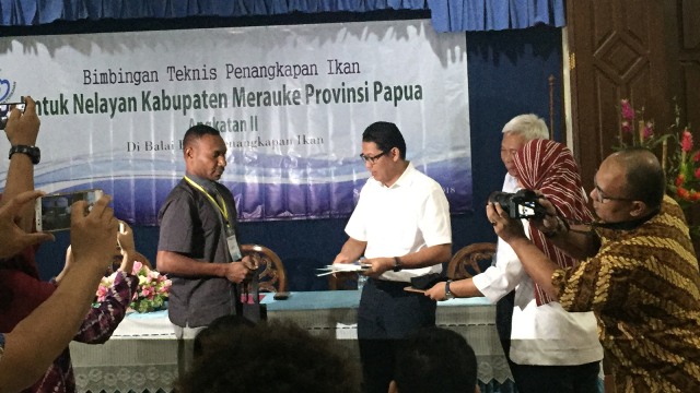 Bimbingan Teknis Nelayan Merauke. (Foto: Elsa Olivia Karina L Toruan)