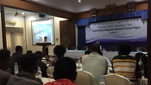 Bimbingan Teknis Nelayan Merauke. (Foto: Elsa Olivia Karina L Toruan)