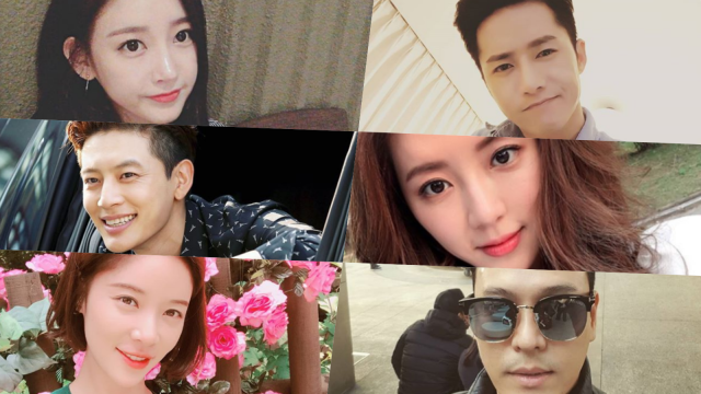 Kisah cinta seleb Korea kandas di tengah jalan. (Foto: Berbagai sumber)