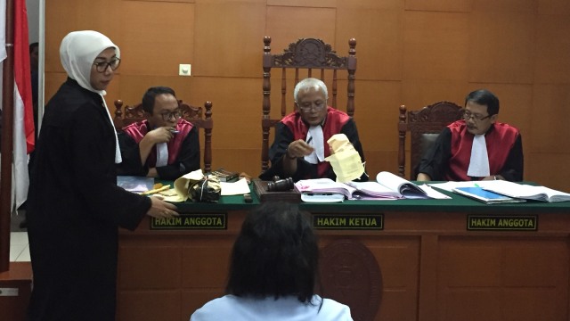 Sidang Dhawiya (Foto: Maria Gabrielle Putrinda/kumparan)