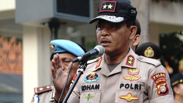 Idham dan Kabid Humas Polda Metro Jaya, Argo. (Foto: Fitra Andrianto/kumparan)
