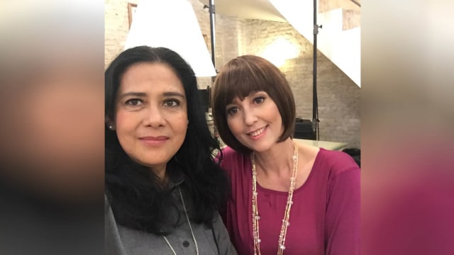 Lydia Kandou dan Meriam Bellina. (Foto: Instagram/lydiakandou_)