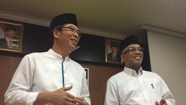 PKS rilis hasil quick real count Pilkada Jabar (Foto: Iqbal Tawakal/kumparan)