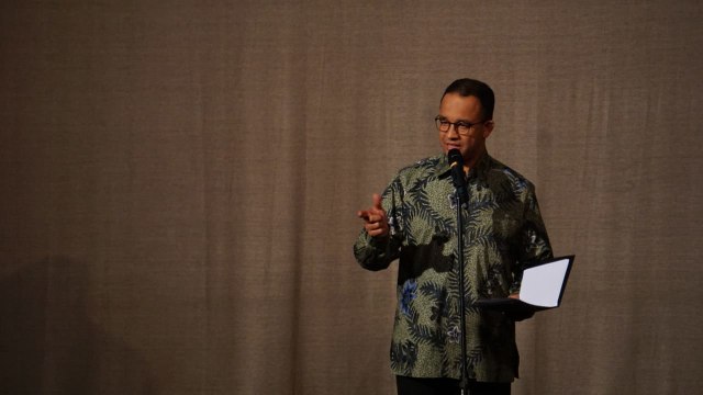Gubernur DKI Anies Baswedan di Indonesia Channel 2018. (Foto: Jamal Ramadan/kumparan)