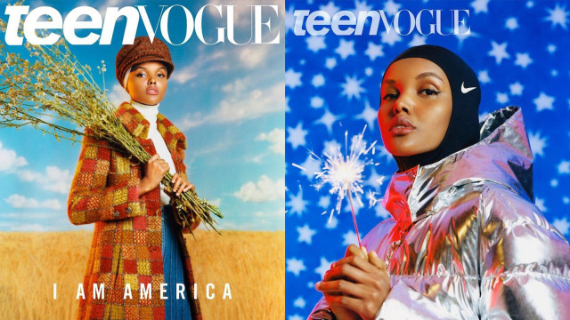 Halima Aden jadi cover majalah Teen Vogue (Foto: Instagram @halima)
