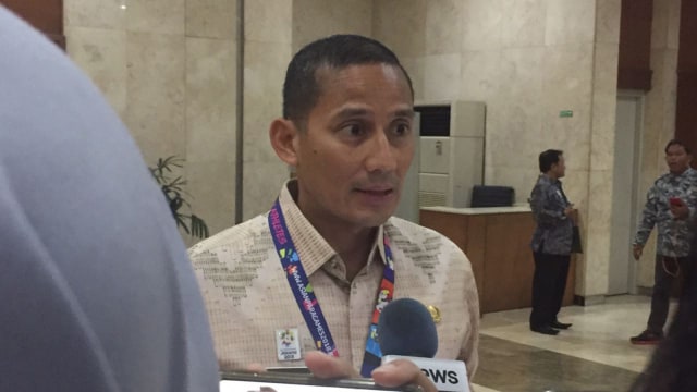 Sandiaga Uno di Gedung BAPPEDA Provinsi DKI Jakarta (Foto: Soejono Saragih)