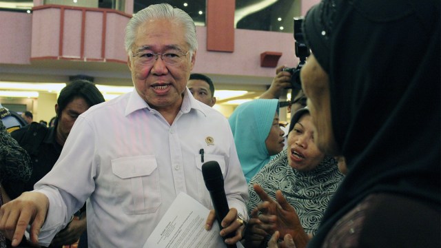 Menteri Perdagangan, Enggartiasto Lukita, di Gedung MICC, Medan. (Foto: Ade Nurhaliza)