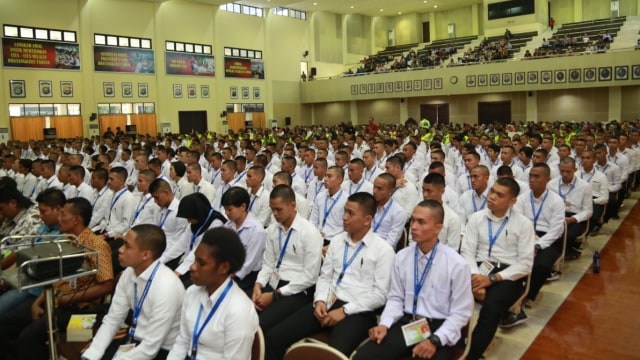 Pakta Integritas dan Sumpah Seleksi Akpol 2018 (Foto: Dok. SDM Polri)
