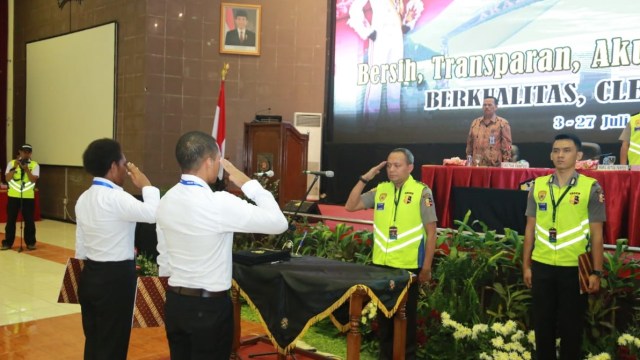Pakta Integritas dan Sumpah Seleksi Akpol 2018 (Foto: Dok. SDM Polri)