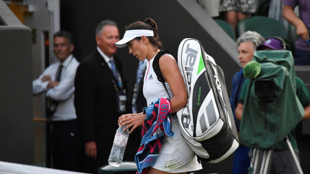 Muguruza tersingkir dari Wimbledon. (Foto: REUTERS/Toby Melville)