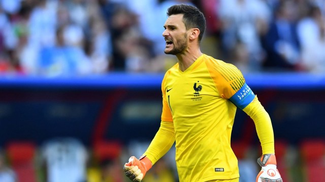 Lloris di pertandingan menghadapi Argentina. Foto: Reuters/Dylan Martinez