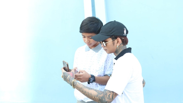 Bowo dan Young Lex. (Foto: Munady Widjaja)