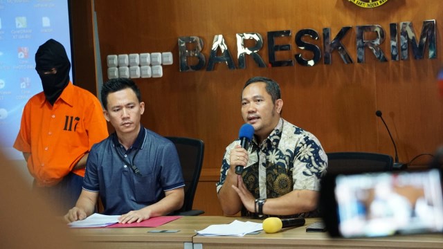 Konferensi pers penangkapan peretas website Bawaslu (Foto: Jamal Ramadhan/kumparan)