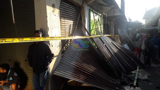 Puluhan Kios di Pasar Plaza Cepu Blora Ludes Terbakar  (1)