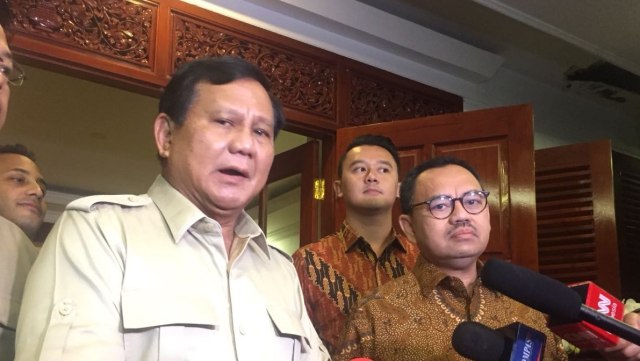 Pertemuan Prabowo dan Sudirman Said di Rumah Kertanegara (Foto: Reki Febrian/kumparan)
