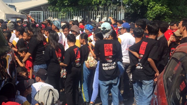 Sejumlah anak-anak juga mengikuti acara Rembuk Nasional Aktivis 98. (Foto: Bens Saragih/kumparan)