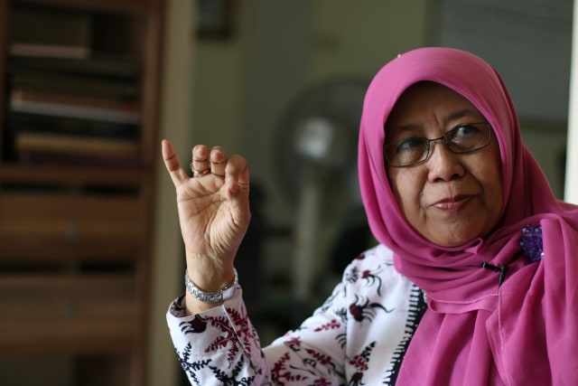 Masruroh Wahid, Ketua Muslimat NU Jawa Timur. (Foto: Jafrianto/kumparan)