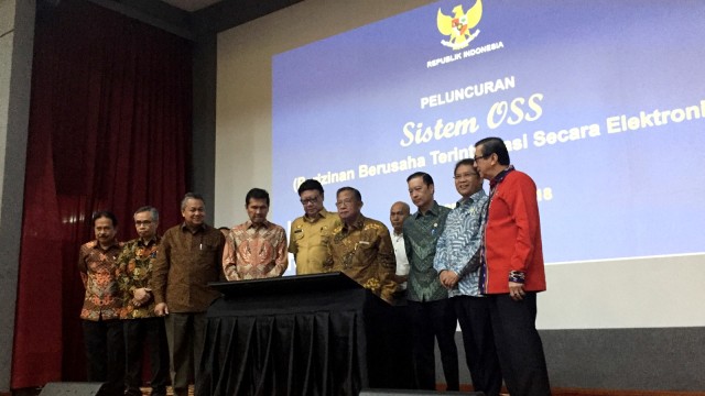 Peluncuran Sistem One Single Submission (OSS). Foto: Selfy Sandra Momongan/kumparan