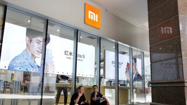 Toko Xiaomi di Beijing, China. Foto: Jason Lee/Reuters