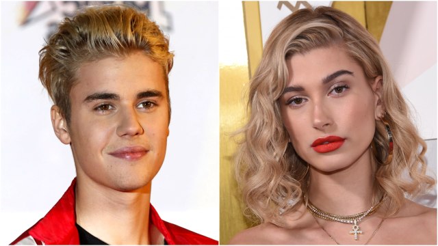 Justin Bieber dan Hailey Baldwin (Foto: AFP/ VALERY HACHE/CHRIS DELMAS)