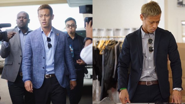 Gaya Modis Keisuke Honda (Foto: Instagram @keisukehonda_official)