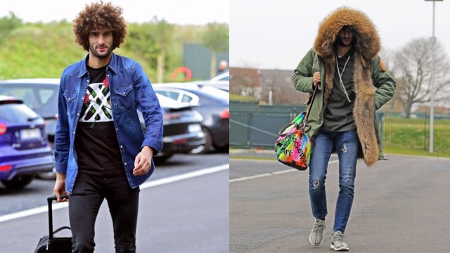 Gaya Modis Marouane Fellaini (Foto: Instagram @fellaini)