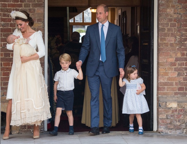 Kate Middleton di Pembatisan Pangeran Louis (Foto: Dominic Lipinski/REUTERS)