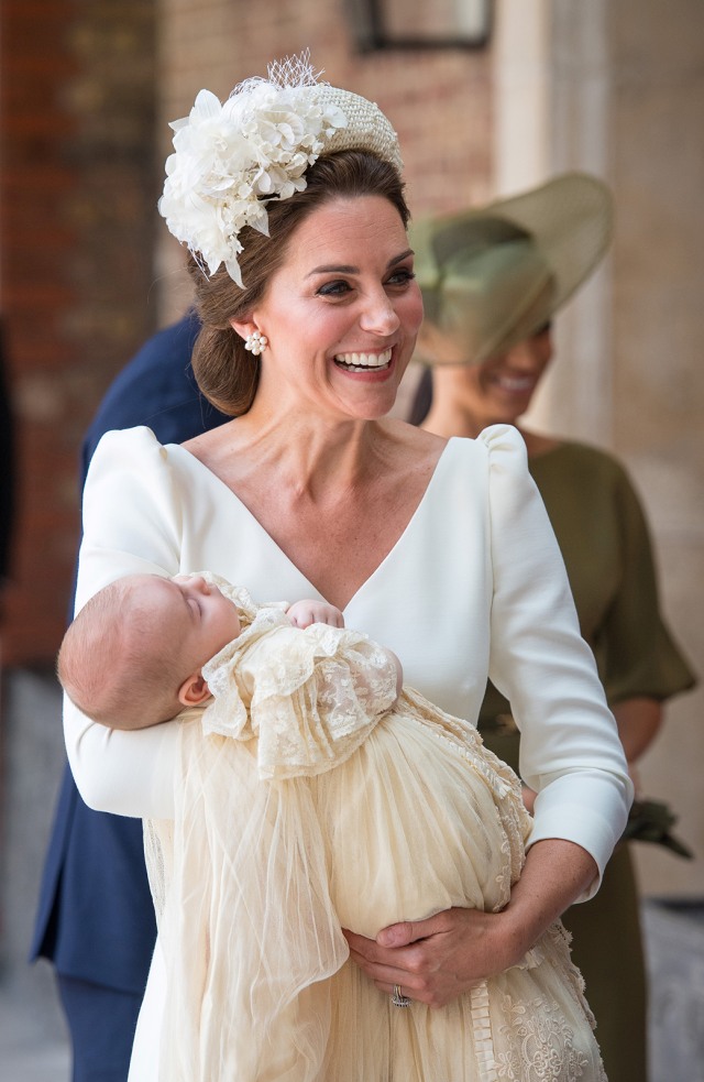 Kate Middleton di Pembatisan Pangeran Louis (Foto: Dominic Lipinski/REUTERS)