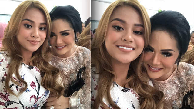 Krisdayanti dan Aurel Hermansyah (Foto: Instagram/@krisdayantilemos)