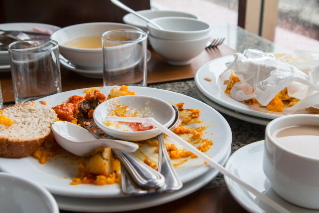 Ilustrasi makanan sisa Foto: Thinkstock