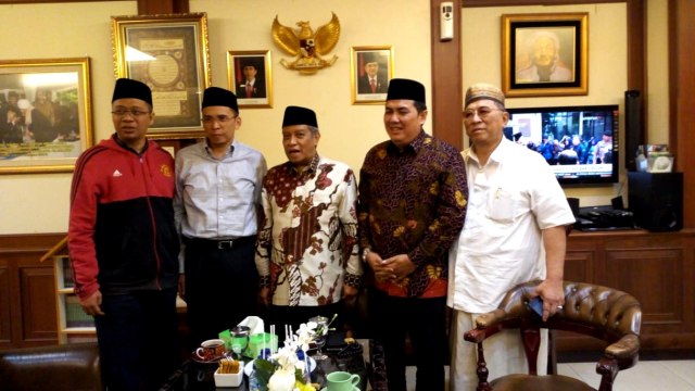 TGB dan Zulkieflimansyah bertemu Said Aqil. (Foto: Dok. Istimewa)