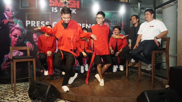 Konferensi Pers Boyband Smash. (Foto: Garin Gustavian Irawan/kumparan)