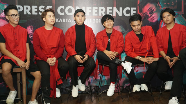 Konferensi Pers Boyband Smash. Foto: Garin Gustavian Irawan/kumparan