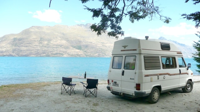 Campervan di Selandia Baru. (Foto: Pixabay )