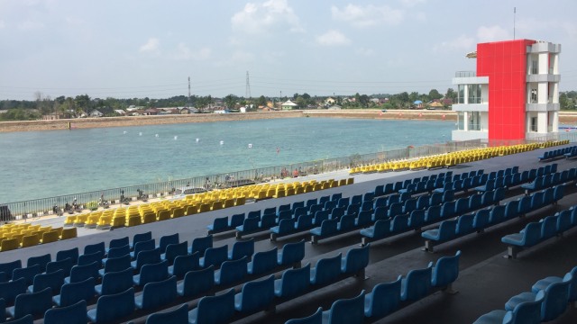 Persiapan Asian Games di Jakabaring Sport City, Palembang. (Foto: Fachrul Irwinsyah/kumparan)