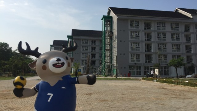 Persiapan Asian Games di Jakabaring Sport City, Palembang. (Foto: Fachrul Irwinsyah/kumparan)