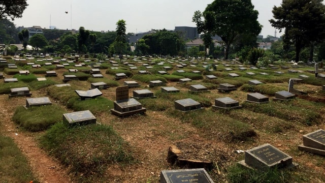 Tempat Pemakaman Muslim di TPU Joglo. (Foto: Ferry Fadhlurrahman/kumparan)