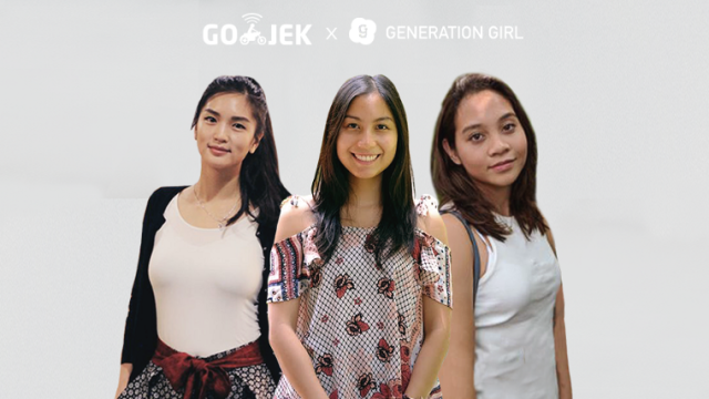 Crystal Widjaja, Anbita Nadine Siregar, Vania Alfitri (kiri ke kanan) (Foto: Go-Jek x Generation Girl)