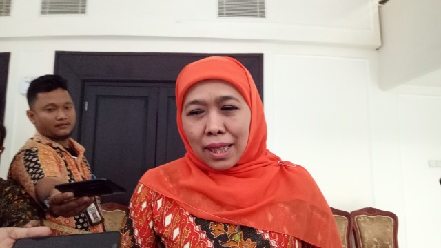Khofifah Indar Parawansa di Kantor Wapres. (Foto: Kevin Kurnianto/kumparan)