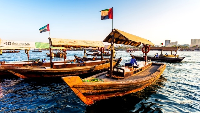 Perahu Abra. (Foto: Dok. Dubai Tourism)